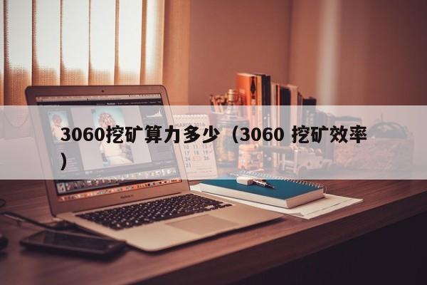 3060挖矿算力多少(3060 挖矿效率)