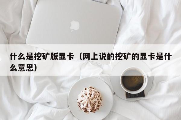 什么是挖矿版显卡(网上说的挖矿的显卡是什么意思)